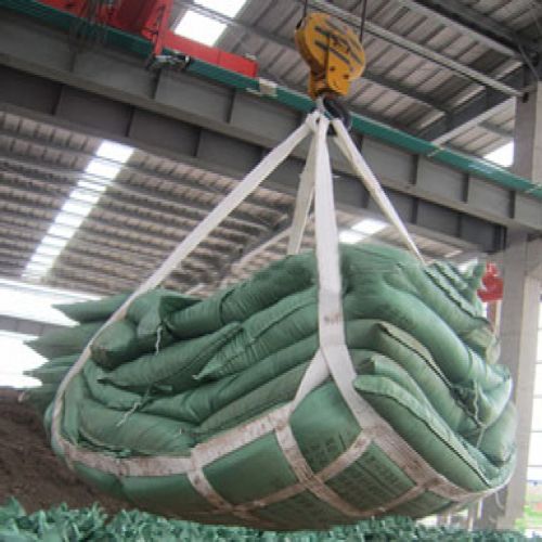 扁带吊货网用于吊运袋装化肥、水泥、散货