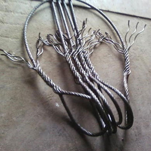 插编钢丝绳，双扣起重插编钢丝绳，钢丝绳起重琵琶头，插编压制钢丝绳