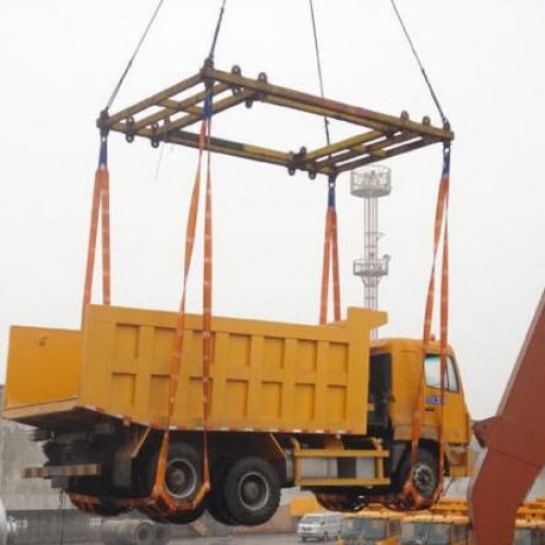 Heavy Duty Safety Polyester Car Container Webbing Lifting Cargo Net