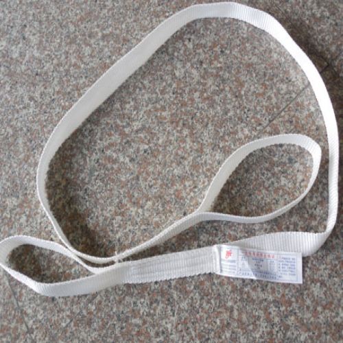 ShiZhiLi Rope Net Belt Co.Ltd manufacture 1 Ton Flat Polyester Woven Webbing Lifting Sling Belt